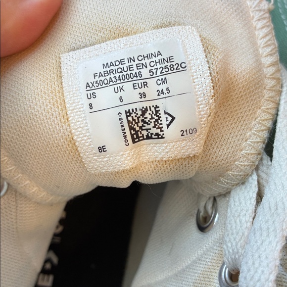 Converse Adult Hightop Sneakers F#ck - Picture 6 of 9